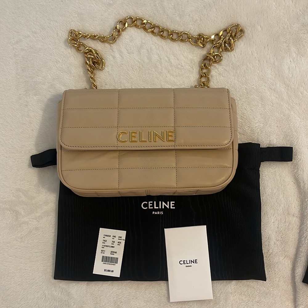 Celine shoulder bag Matelasse Monochrome in Quilted Calfskin